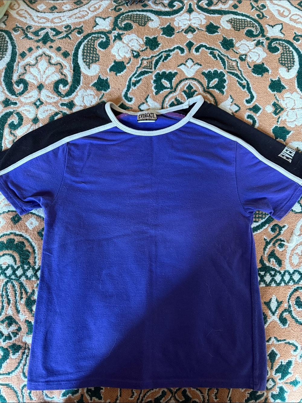 Everlast Purple and Black Short Sleeve Crewneck Tee